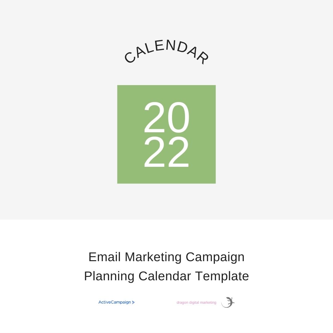 Email marketing campaign planning calendar template